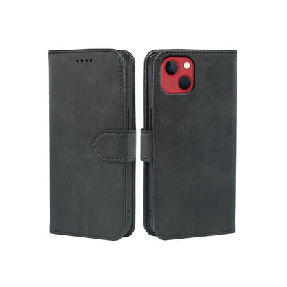 Étui portefeuille à rabat en cuir pour iPhone 14