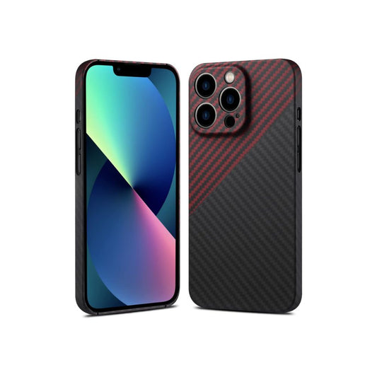 Coque iPhone Ultra Mince Fibre de Carbone Texture Minimaliste Anti-Choc