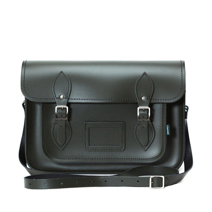 Sac en cuir fait main - Vert lierre