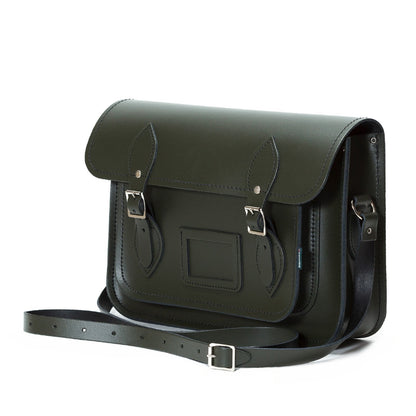 Sac en cuir fait main - Vert lierre