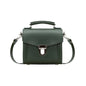 Handmade Leather Sugarcube Handbag - Ivy Green