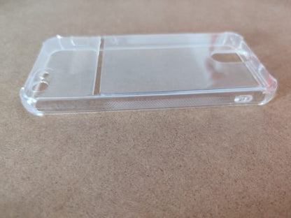 Soft TPU Clear Case With Card Slot - For iPhone 5 / 5s / SE