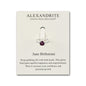 June (Alexandrite) Adjustable Birthstone Ring Created with Zircondia® Crystals