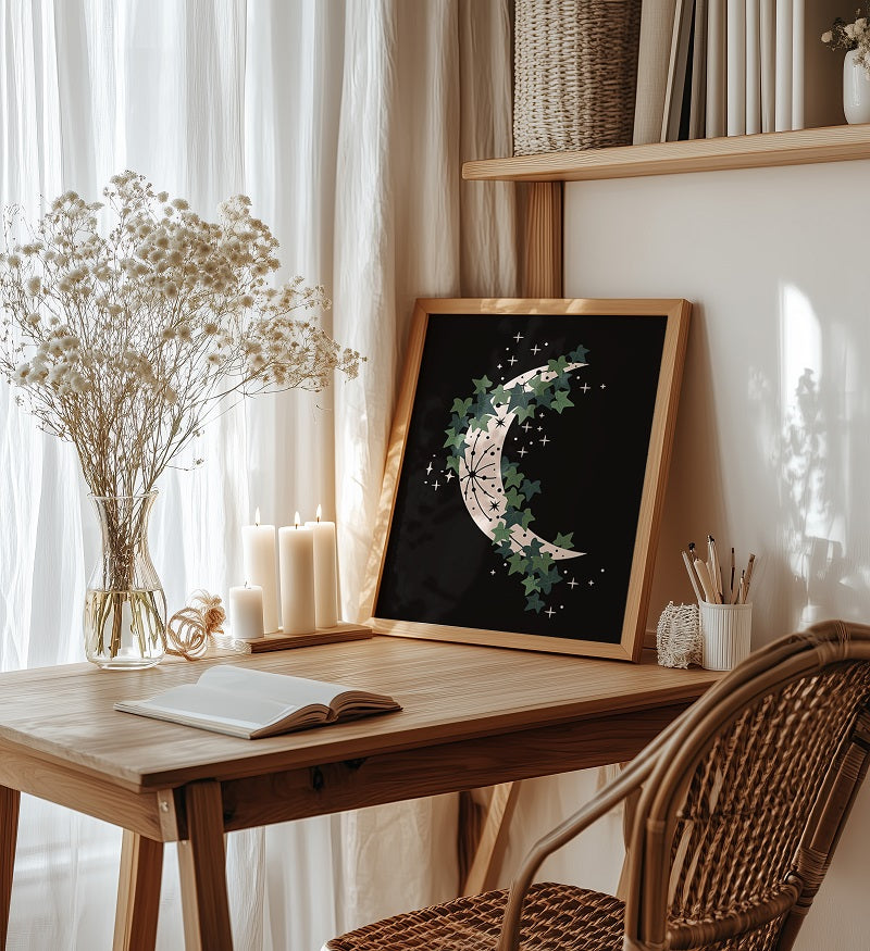 UNDER THE MOON & IVY PRINT