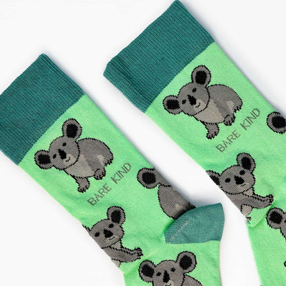 Chaussettes en bambou « Sauvons les koalas »