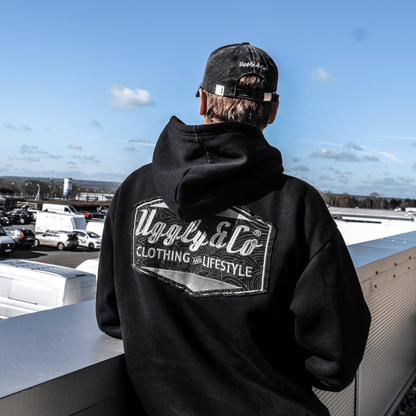 Black Surf Diamond Hoodie