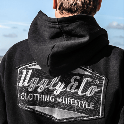 Black Surf Diamond Hoodie