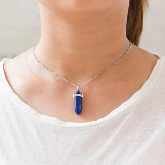 Lapis Genuine Gemstone Necklace