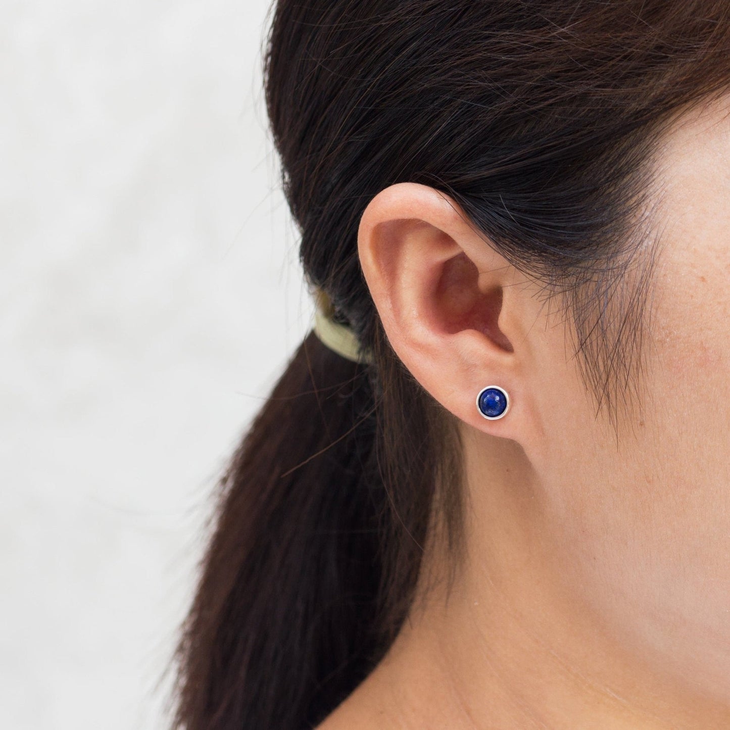 Lapis Stud Earrings