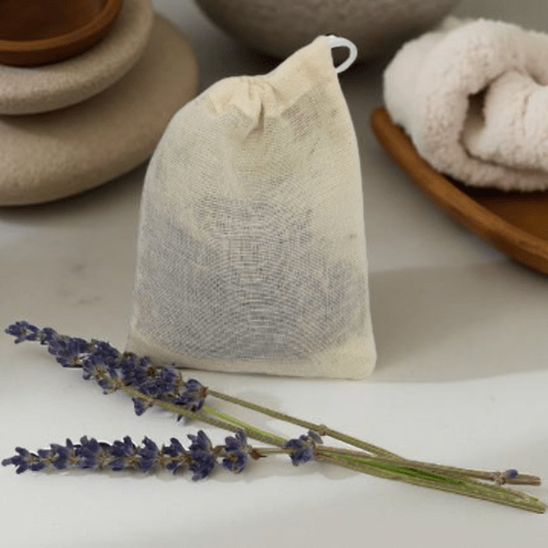 Sachet anti-mites à la lavande et aux sels minéraux