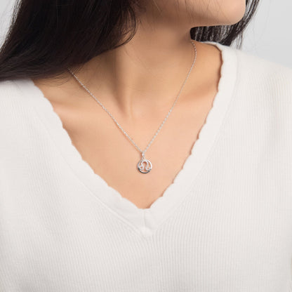 Leo Star Sign Zodiac Necklace with Zircondia® Crystals