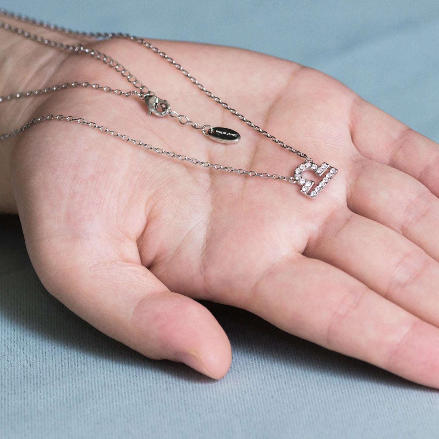 Libra Zodiac Star Sign Necklace Created with Zircondia® Crystals