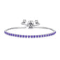 Light Purple Tennis Friendship Bracelet Created with Zircondia® Crystals