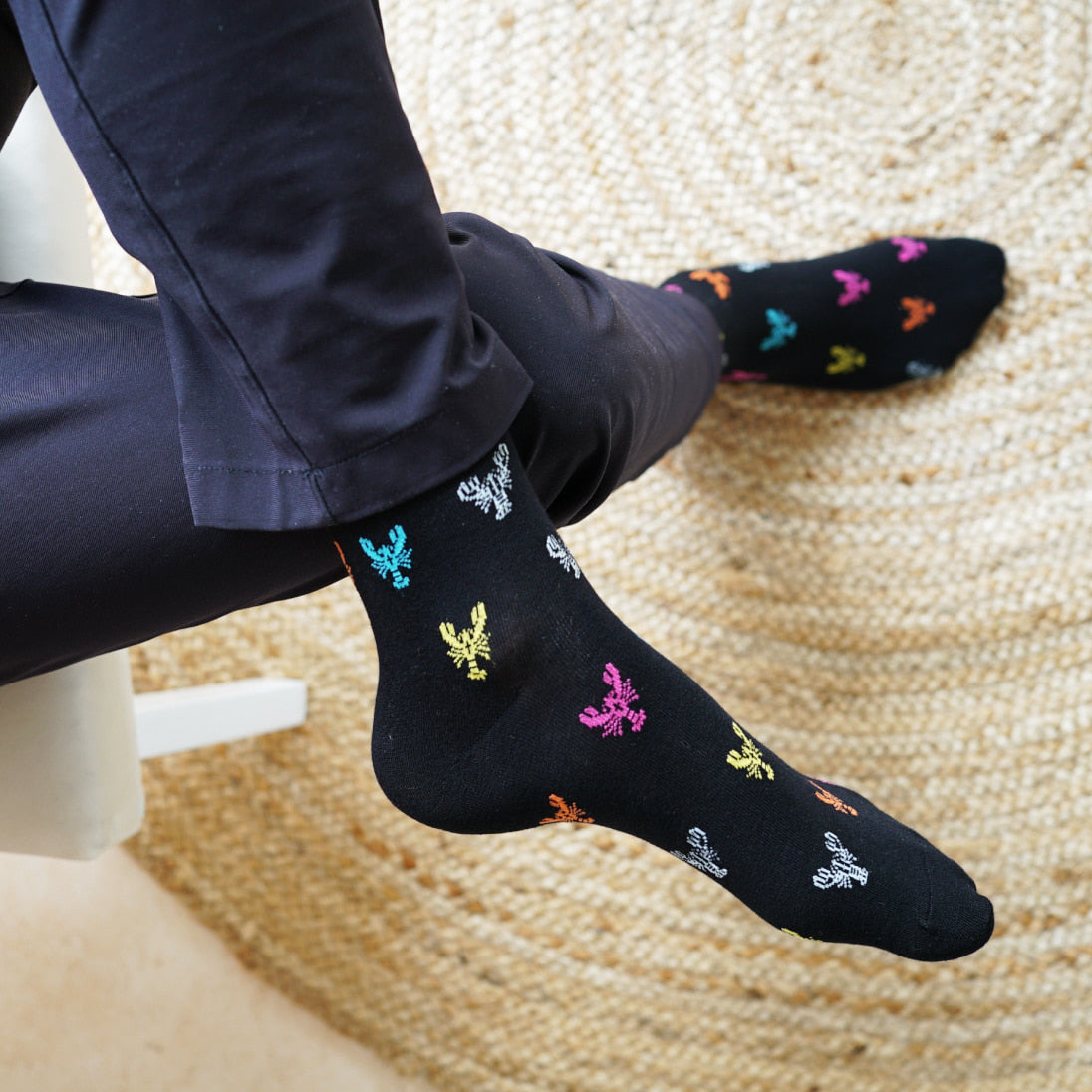 Small Motif 4 Pack Bamboo Sock Set