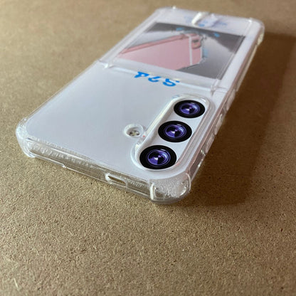 Soft TPU Clear Case With Card Slot - For Samsung S24