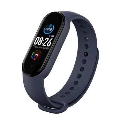 Waterproof Smart Fitness Bracelet with Heart Rate