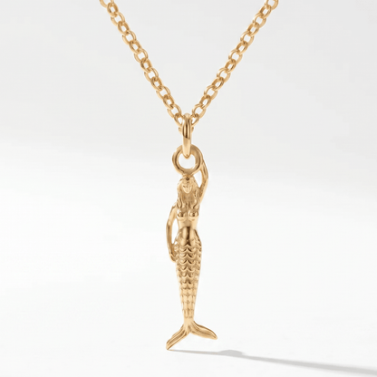 Maxi Mermaid Gold Necklace - Zennor