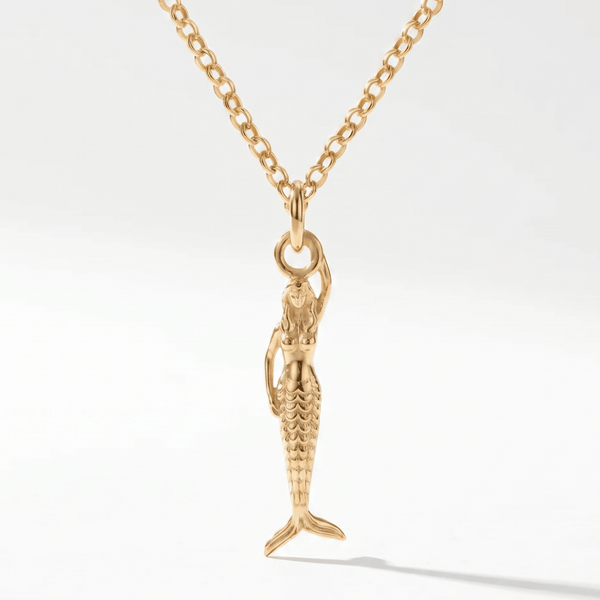 Maxi Mermaid Gold Necklace - Zennor