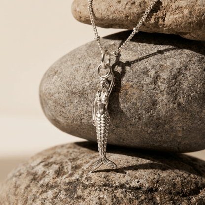 Maxi Mermaid Silver Necklace - Zennor
