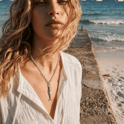 Maxi Mermaid Silver Necklace - Zennor