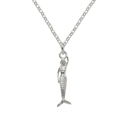 Maxi Mermaid Silver Necklace - Zennor