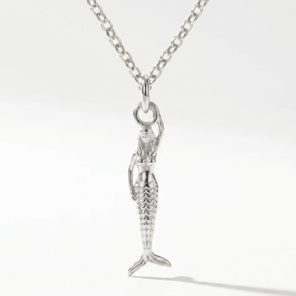 Maxi Mermaid Silver Necklace - Zennor
