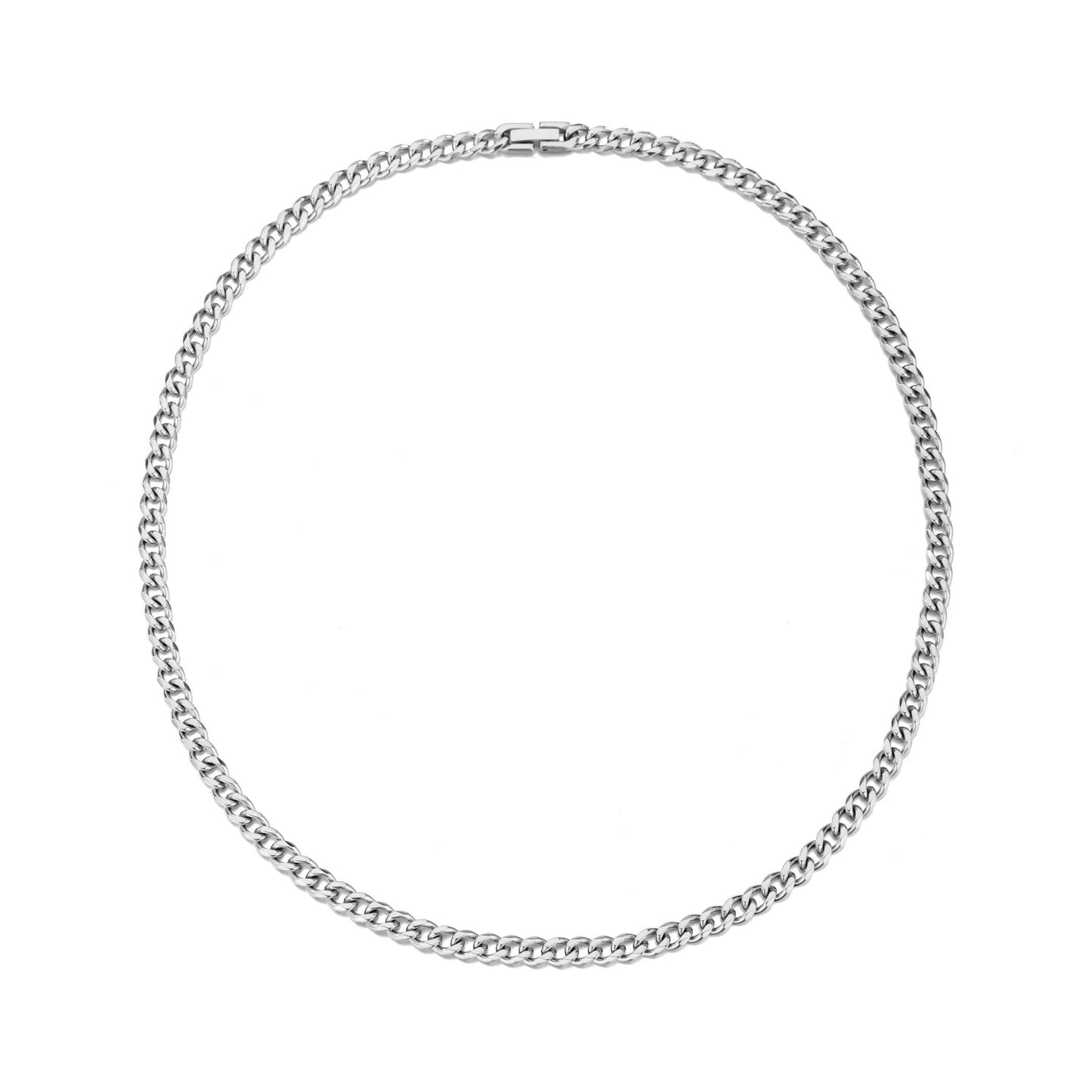 Men's 6mm Stainless Steel 18-24 Inch Cuban Curb Chain Necklace