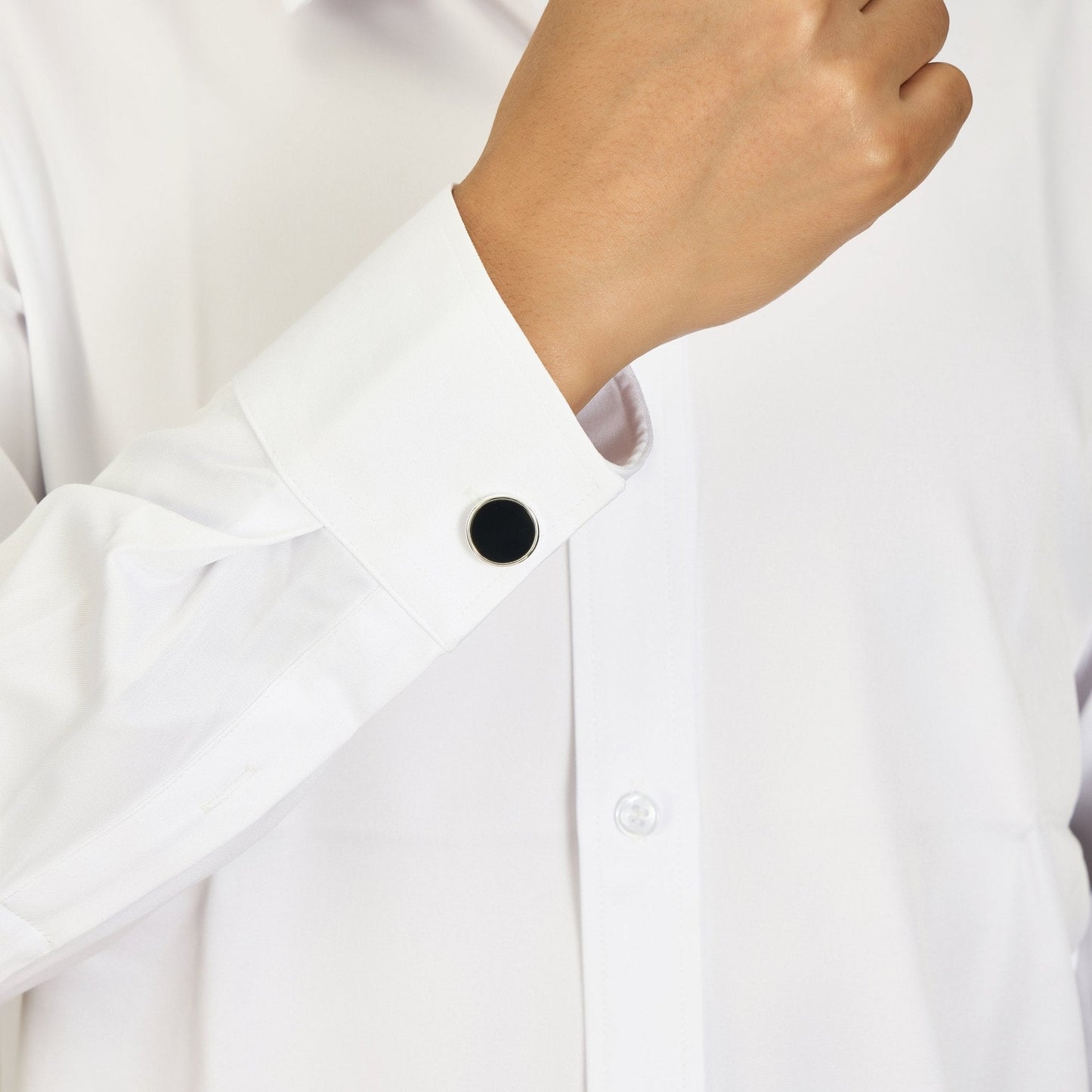 Men's Black Onyx Gemstone Cufflinks