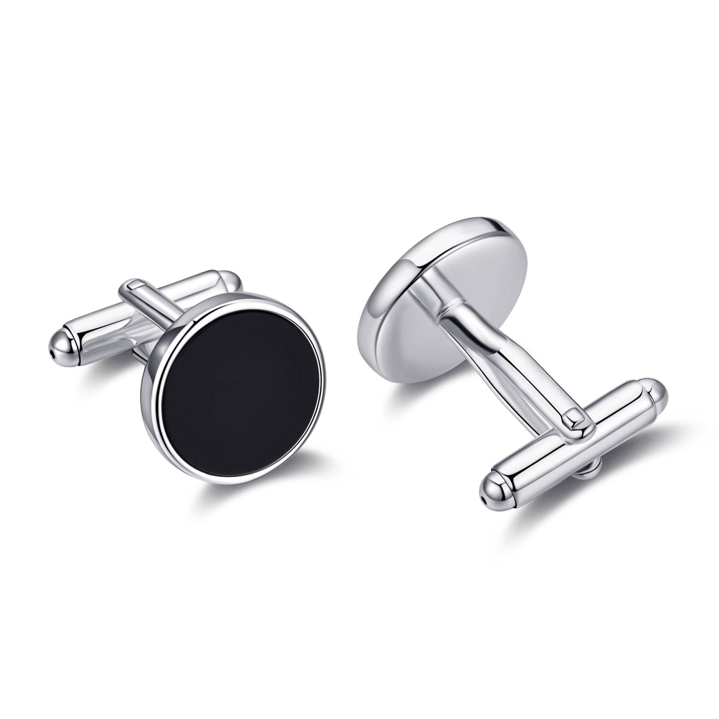 Men's Black Onyx Gemstone Cufflinks