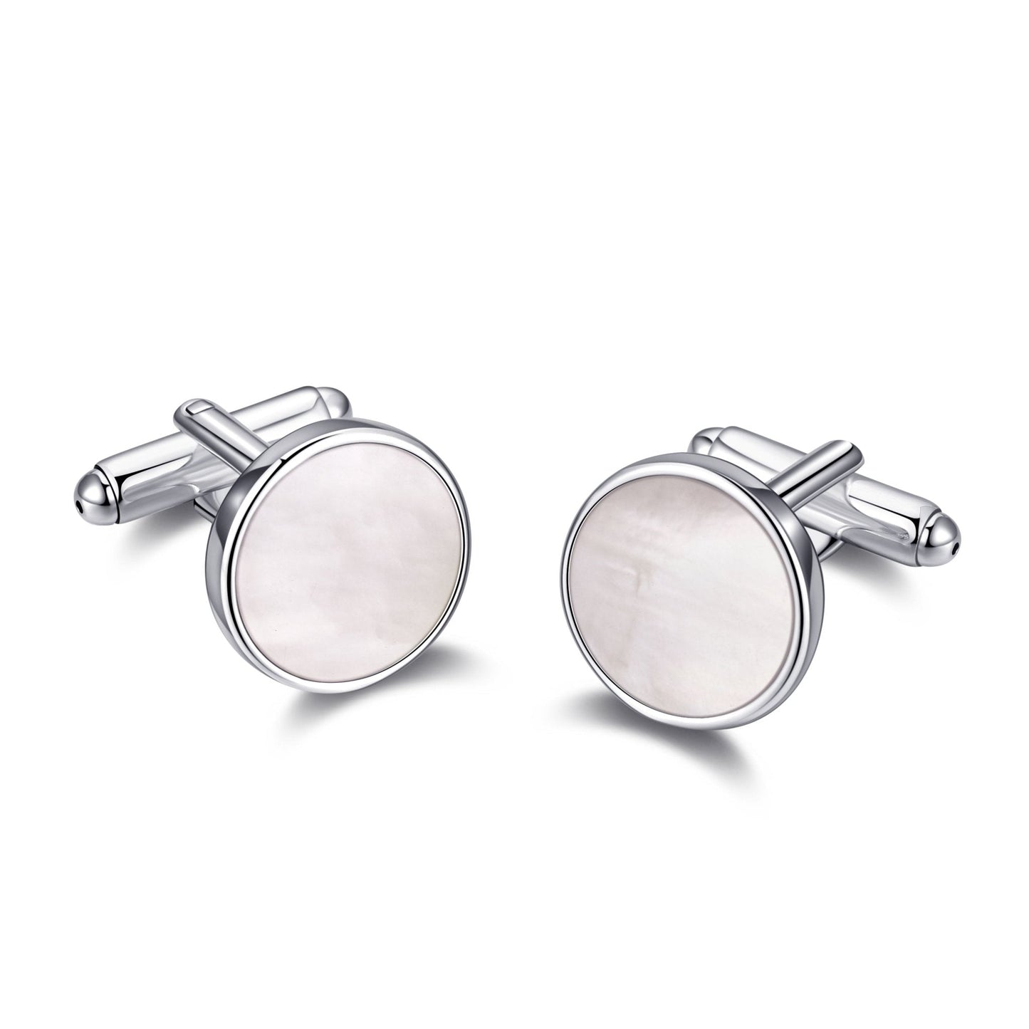 Men's I Couldn't Say I Do Without You Mother of Pearl Gemstone Cufflinks