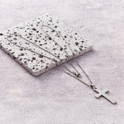 Men's Stainless Steel Cross Necklace