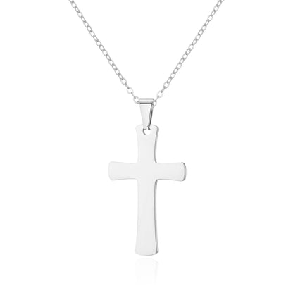 Men's Stainless Steel Cross Necklace