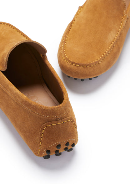 Driving Loafers, tobacco suede