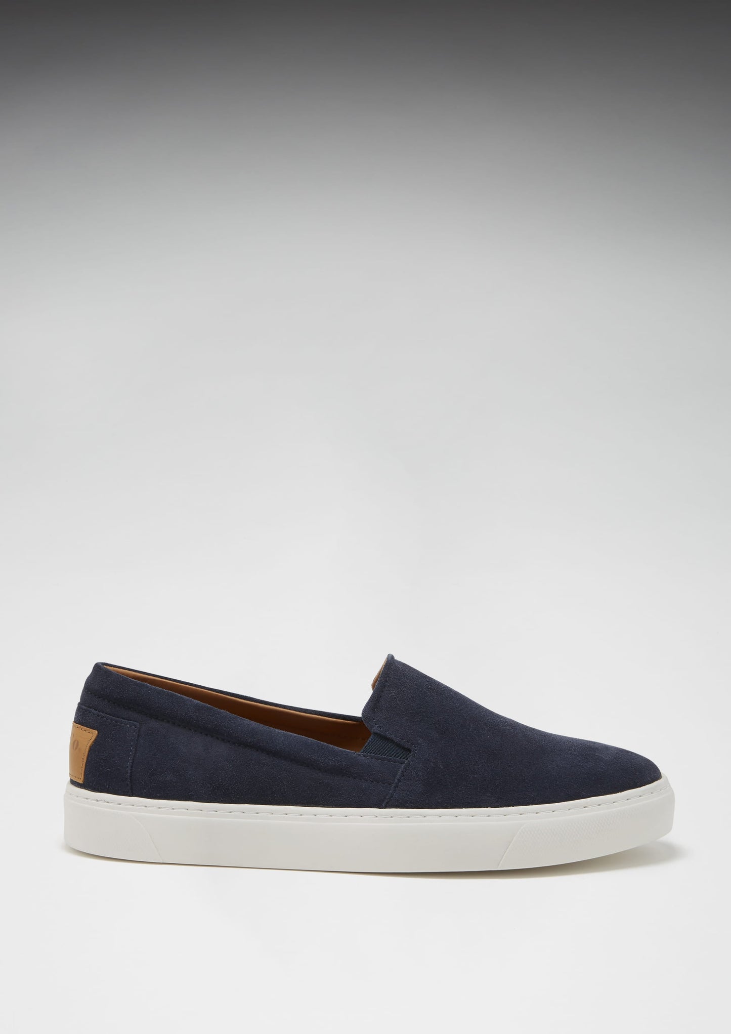 Slip-on Sneakers, navy blue suede