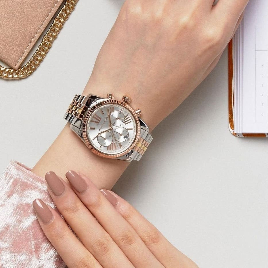 Michael Kors MK5735 Lexington Women's Tri-Tone Watch