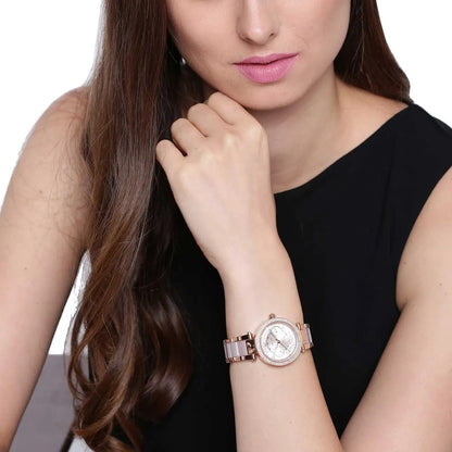 Montre Michael Kors MK6110 Mini Parker Or Rose pour Femme
