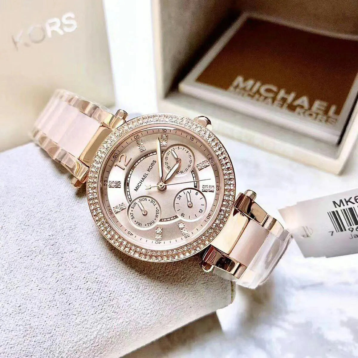 Montre Michael Kors MK6110 Mini Parker Or Rose pour Femme