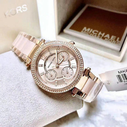 Montre Michael Kors MK6110 Mini Parker Or Rose pour Femme
