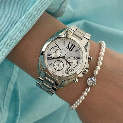 Montre Femme Michael Kors Mini Bradshaw MK6174 Argent