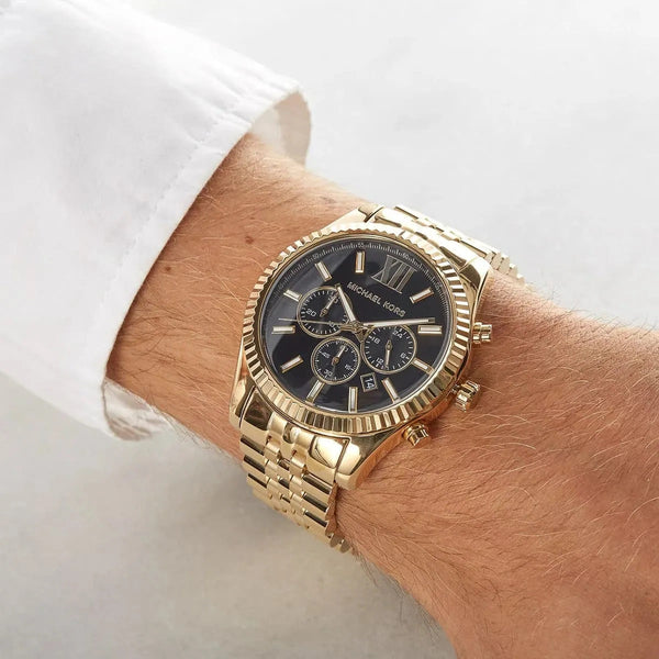 Michael Kors MK8286 Lexington Men's Gold Watch