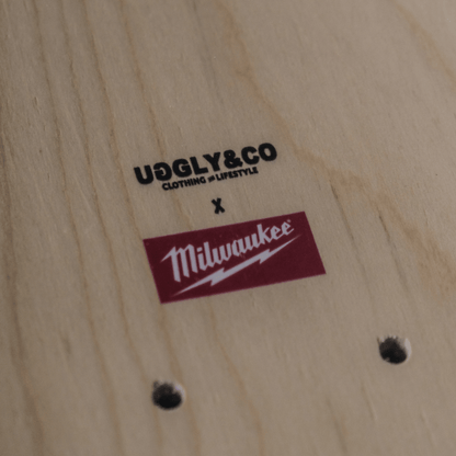 Milwaukee Tools x U&C Skateboard Deck
