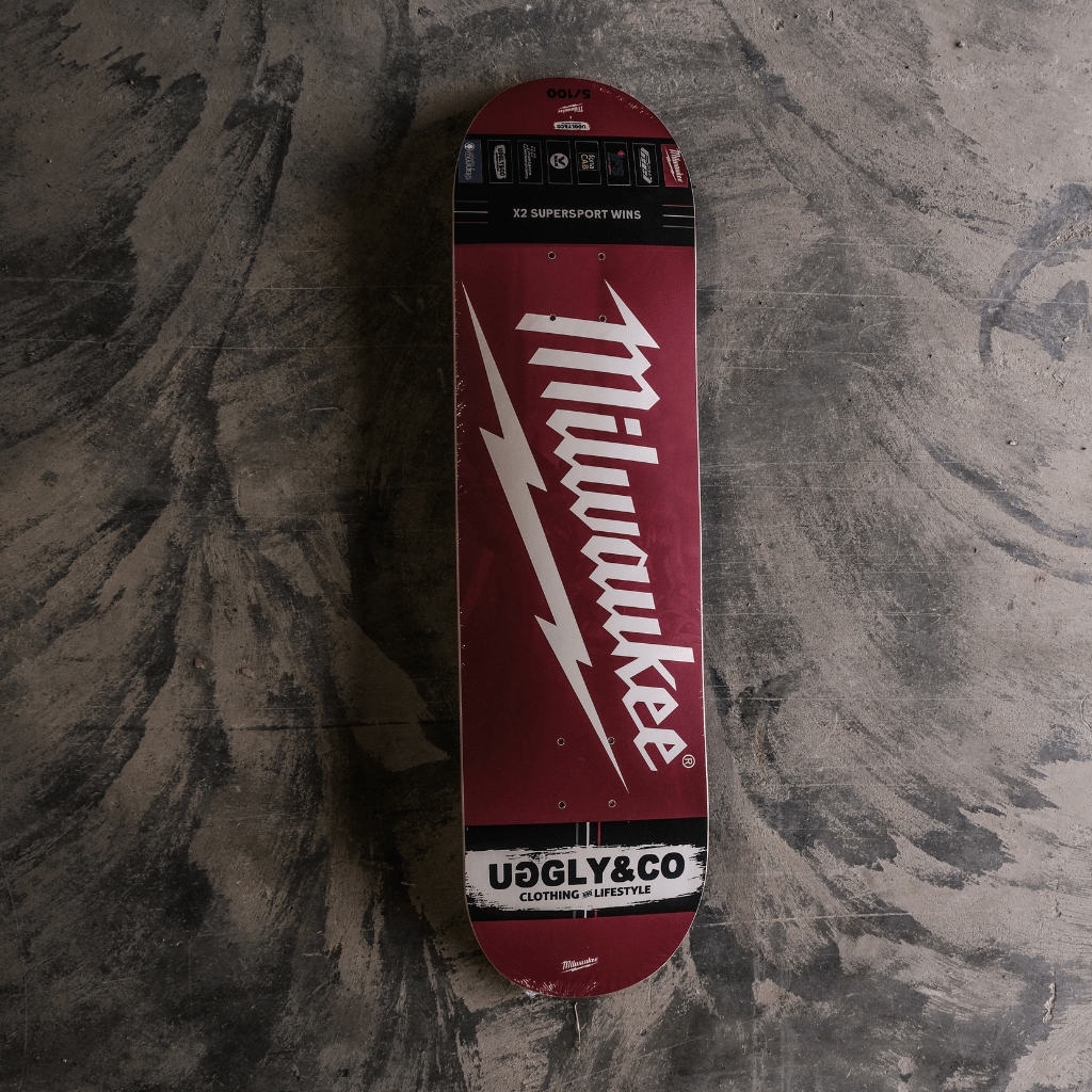 Milwaukee Tools x U&C Skateboard Deck