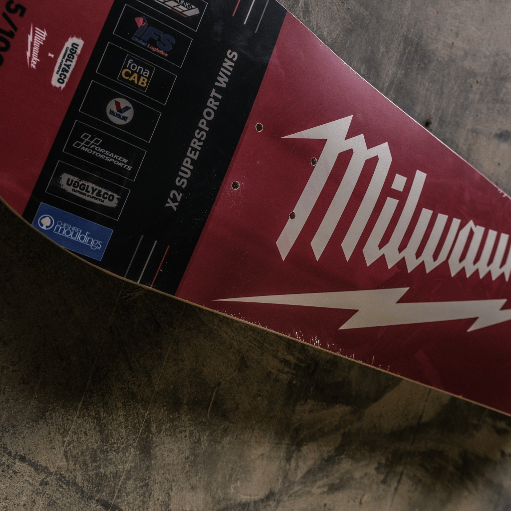 Milwaukee Tools x U&C Skateboard Deck