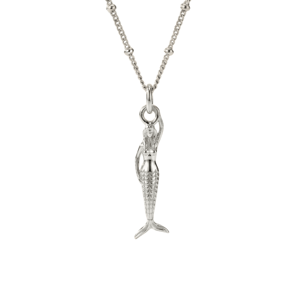 Mini Mermaid Silver Necklace - Zennor