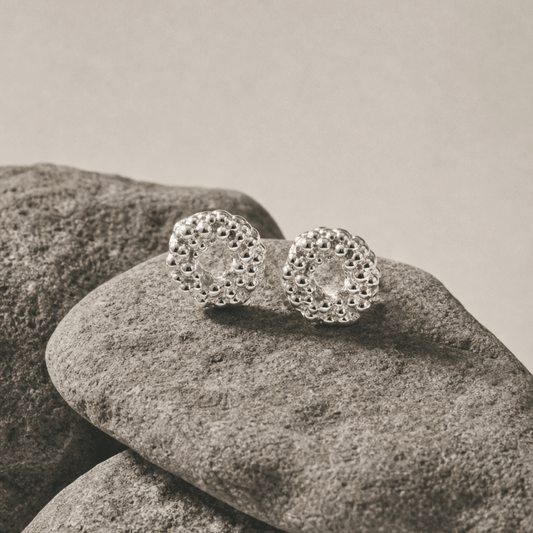 Mini Ocean Inspired Barnacle Hoops