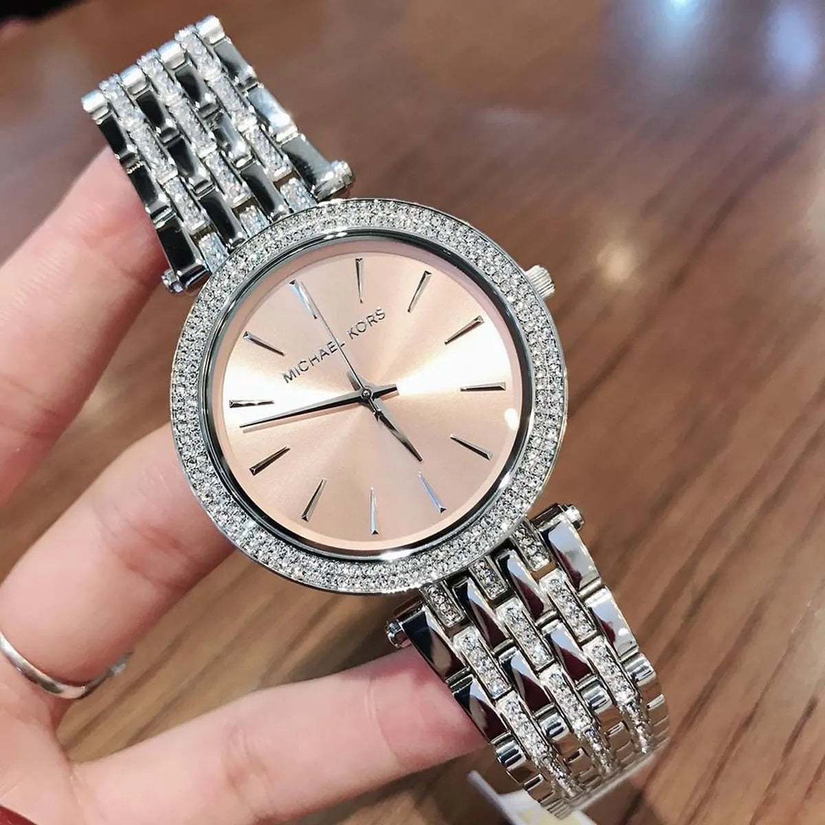 Michael Kors MK3218 Darci Montre Femme Argent et Rose