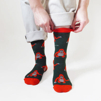 Le lot de 2 paires de chaussettes en bambou Ape