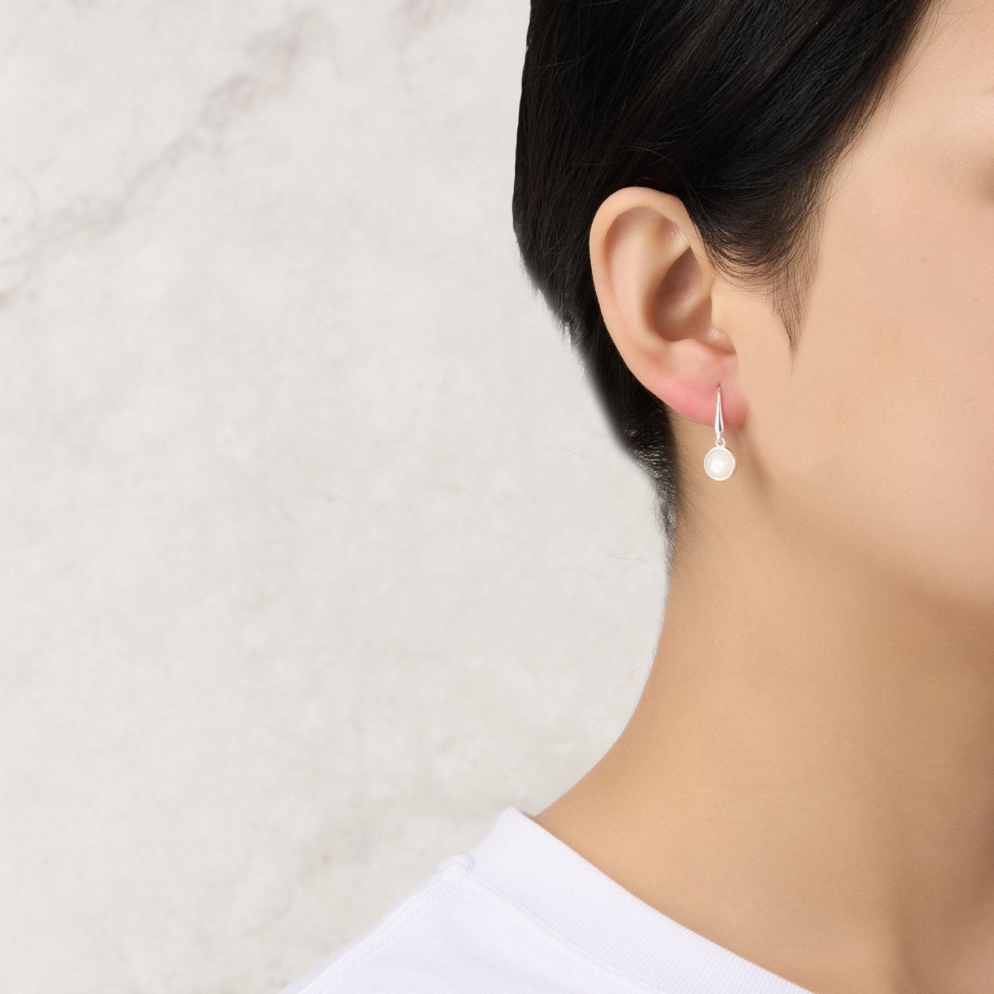 Mother of Pearl Drop Earrings