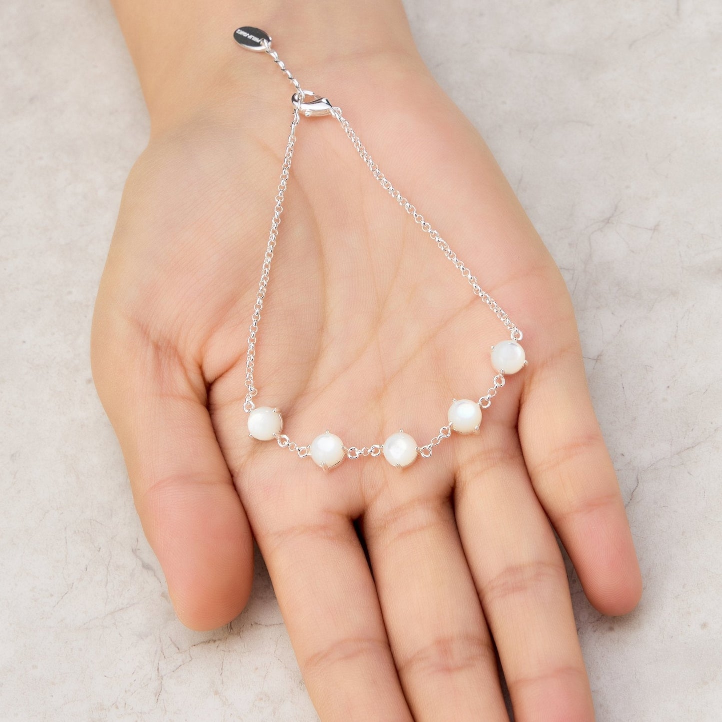 Mother of Pearl Gemstone Bracelet