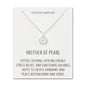 Mother of Pearl Necklace with Quote Card